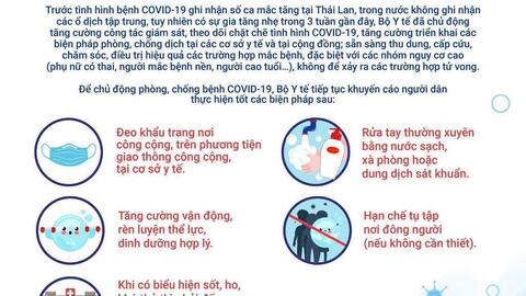 (TTYT HUYỆN TAM ĐƯỜNG) Khuyến cáo Phòng, chống dịch Covid - 19 năm 2025