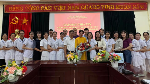 **(TTYT Tam Đường) Gặp mặt, chia tay viên chức nghỉ hưu theo Nghị định số 178/2024/NĐ-CP**