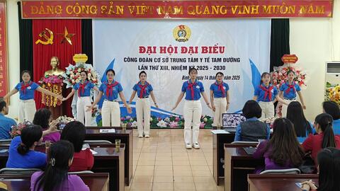 Công đoàn cơ sở Trung tâm Y tế Tam Đường tổ chức Đại hội lần thứ XIII, nhiệm kỳ 2025–2030.