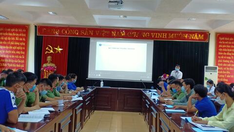 Tập huấn nâng cao năng lực về công tác phòng chống dịch Covid -19 trên địa bàn huyện Tam Đường