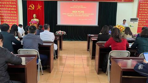 (TTYT Tam Đường) Tổng kết công tác Y tế - Dân số năm 2025, phương hướng, nhiệm vụ năm 2026